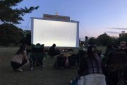 220インチ Mobile Screen デビュー上映会 in 各務原市民公園